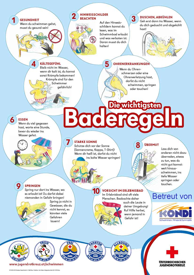 Baderegeln kindgerecht